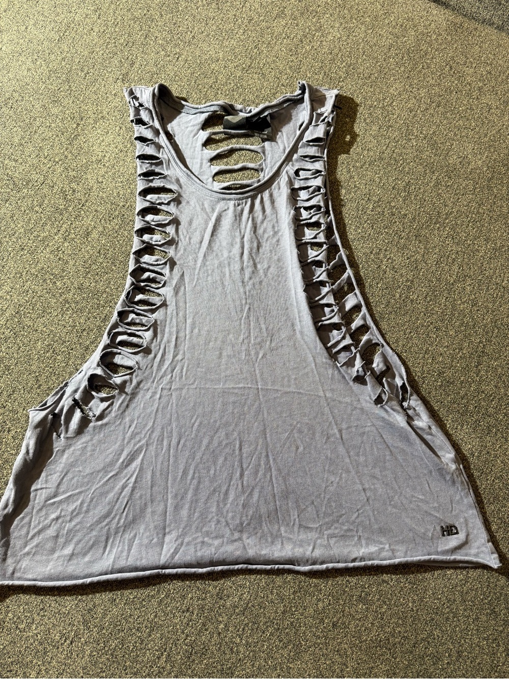 Harley Davidson Cutout Muscle Tank Top